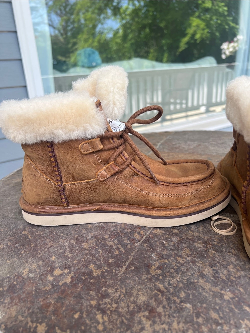 UGG Cypress 1007709 Chestnut moccasin Boots Womens Sz 7 Casual Or Winter - Picture 7 of 11